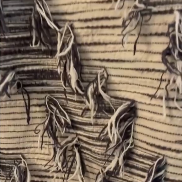 Anthropology fringe throw blanket - Picture 2 of 2